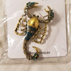 Scorpion Brooch